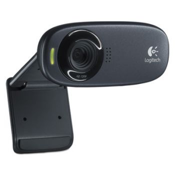 HD C310 Portable Webcam, 5MP, Black