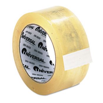 Heavy-Duty Box Sealing Tape, 48mm x 50m, 3" Core, Clear, 12/Pack