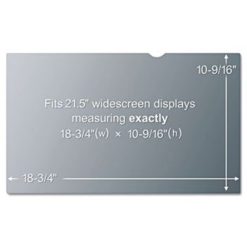 Blackout Frameless Privacy Filter for 21.5" Widescreen LCD Monitor, 16:9