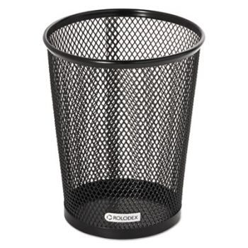 Nestable Jumbo Wire Mesh Pencil Cup, 4 3/8 dia. x 5 2/5, Black