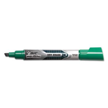 Low Odor & Bold Writing Dry Erase Marker, Chisel Tip, Green, Dozen
