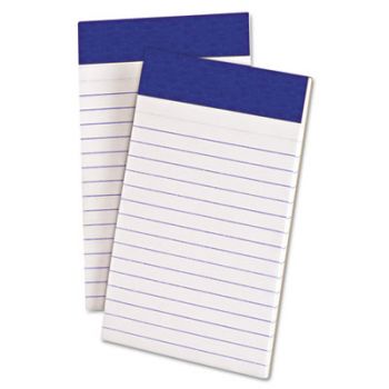 Perforated Writing Pad, Narrow, 3 x 5, White, 50 Sheets, Dozen