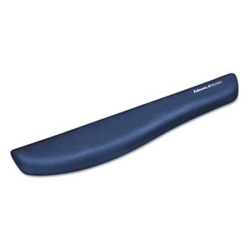 PlushTouch Keyboard Wrist Rest, Foam, Blue, 18 1/8 x 3-3/16