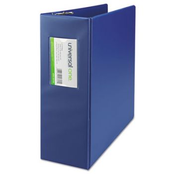 D-Ring Binder, 4" Capacity, 8-1/2 x 11, Royal Blue