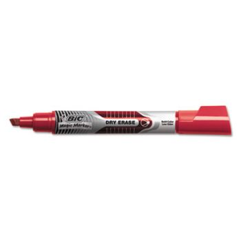 Low Odor & Bold Writing Dry Erase Marker, Chisel Tip, Red, Dozen