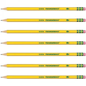 Pre-Sharpened Pencil, HB, #2, Yellow Barrel, Dozen