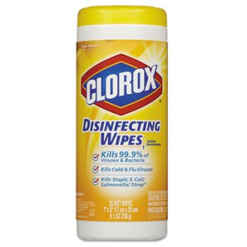Disinfecting Wipes, 7 x 8, Citrus Blend, 35/Canister