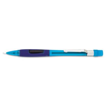Quicker Clicker Mechanical Pencil, 0.5 mm, Transparent Blue Barrel