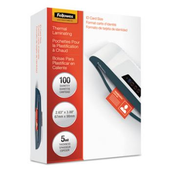 Laminating Pouches, 5mil, 3 7/8 x 2 5/8, 100/Pack