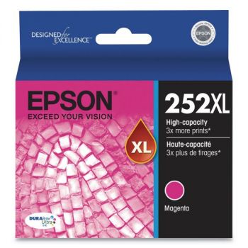 Epson T252XL320 252XL DURABrite Ultra High-Yield Ink, 1100 Page. Magenta