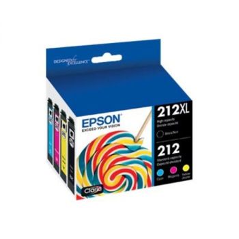 Epson 702/702XL Black/Color Ink Cartridges, High Yield/Standard, 4/Pack