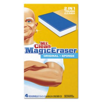 Magic Eraser Duo Pad, 4 3/5" x 2 2/5" x 1", 4/Box