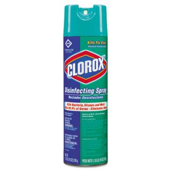 Disinfecting Spray, Fresh, 19oz Aerosol, 12/Carton