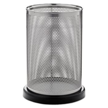 Distinctions Jumbo Pencil Cup, 4 1/2 dia. x 6 1/2, Metal/Black