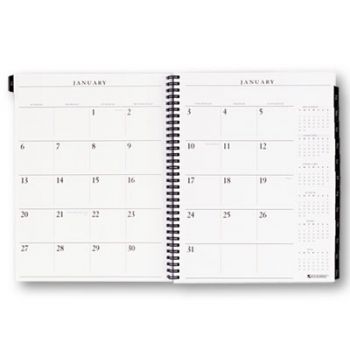 Executive Weekly/Monthly Planner Refill, 15-Minute, 8 1/4 x 10 7/8, 2021