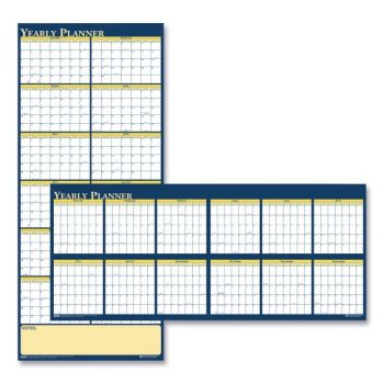 Reversible Yearly Wall Planner, 60 x 26, 2021