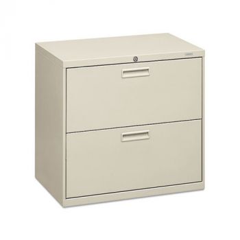 500 Series Two-Drawer Lateral File, 30w x 19-1/4d x 28-3/8h, Light Gray