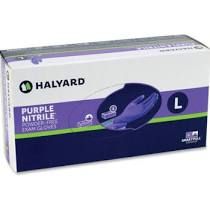 PURPLE NITRILE Exam Gloves, Large, Purple, 100/Box