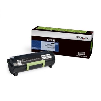 Lexmark 501H Black High Yield Toner Cartridge - Yield 5,000 Pages