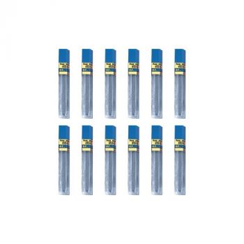 Pentel Super Hi-Polymer Leads, 0.7 mmMedium Point - 2H - Black 144/Box