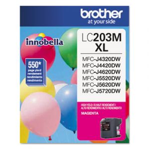 LC203M (LC-203M) High-Yield Ink, 550 Page-Yield, Magenta