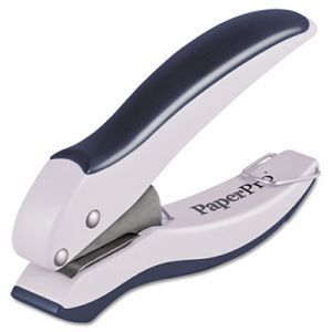10-Sheet Capacity ProPunch One-Hole Punch, Rubber Handle, Gray