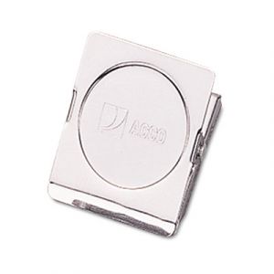 Magnetic Clip, Steel, 1" Capacity, 1-3/4"w, Chrome