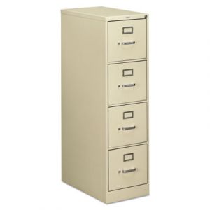 510 Series Four-Drawer, Full-Suspension File, Letter, 52h x25d, Putty