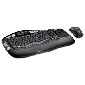 MK550 Wireless Desktop Set, Keyboard/Mouse, USB, Black