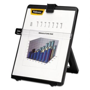 Non-Magnetic Letter-Size Desktop Copyholder, Plastic, 125 Sheet Capacity, Black