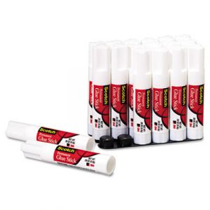 Permanent Glue Stick, .28 oz, 18/Pack