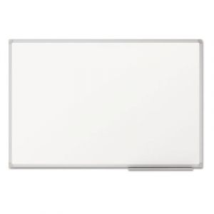 Dry-Erase Board, Melamine Surface, 36 x 24, Silver Aluminum Frame