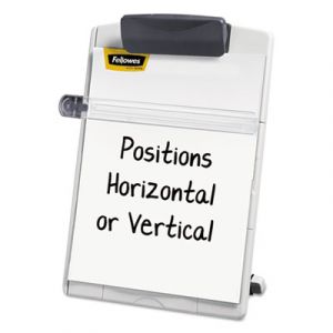 Desktop Easel-Style Copyholder, Plastic, 150 Sheet Capacity, Platinum/Graphite