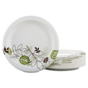 Pathways Mediumweight Paper Plates, in Dispenser Box, 8 1/2", 300/Pack