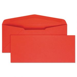 Colored Envelope, Traditional, #10, Red, 25/Pack