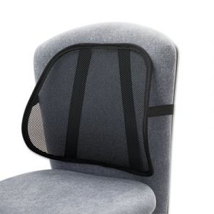 Mesh Backrest, 17-1/2w x 3-1/8d x 15h, Black