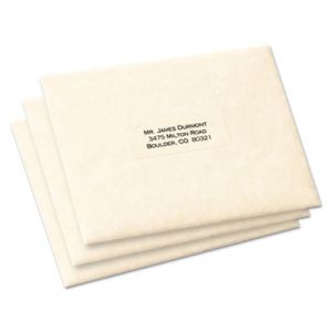 Clear Easy Peel Mailing Labels, Laser, 1 x 2 5/8, 300/Pack