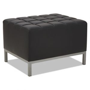 QUB Series Ottoman, 26 3/8 x 21 1/2 x 17 1/2, Black