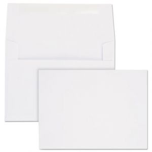 Greeting Card/Invitation Envelope, Contemporary, #6, White, 100/Box