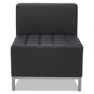 QUB Series Armless L Sectional, 26 3/8 x 26 3/8 x 30 1/2, Black