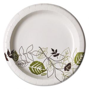 Pathways Mediumweight Paper Plates, 8 1/2", Pathway, 125/Pack