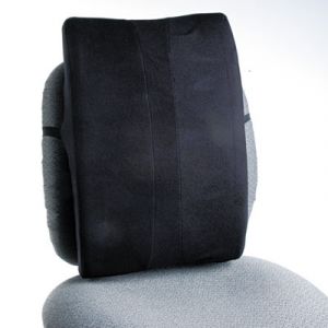Remedease Full Height Backrest, 14 x 3 x 20, Black
