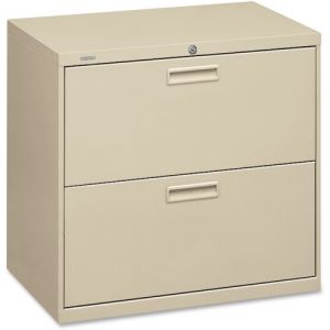 500 Series Two-Drawer Lateral File, 30w x 19-1/4d x 28-3/8h, Putty